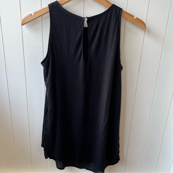 Gorgeous Two Layer Black Tank Top, Size Small, #38 - Picture 2 of 7